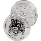 Grinder Black Leaf Acrylic Clear