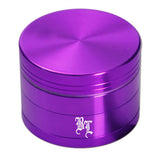 Grinder Black Leaf Aluminium Anonised 4 piezas