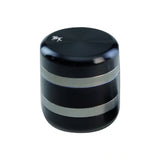 Grinder Black Leaf Aluminium Grey Black 5 piezas