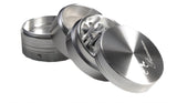 Grinder Black leaf Premium Plateado de 4 piezas con vibración