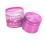 Elements Pink Aluminium Grinder 4 pzas