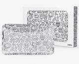 K. Haring Glass Tray Multi