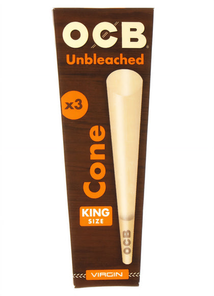 OCB Unbleached  Cones King Size y 1 1/4