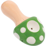 Pipa de cerámica Wacky Bowlz Green Mushroom