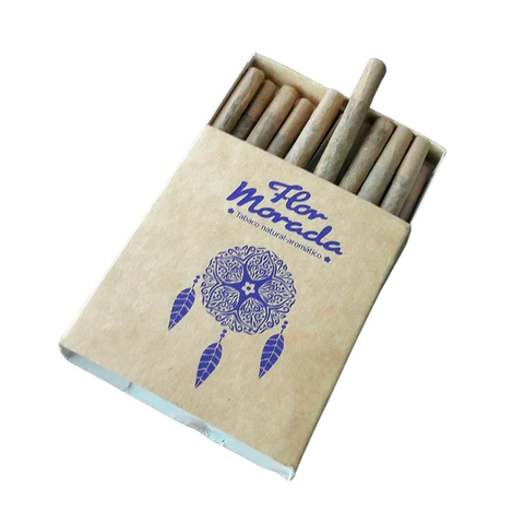 Cigarros Flor Morada Mezcla Original 20 Labrados